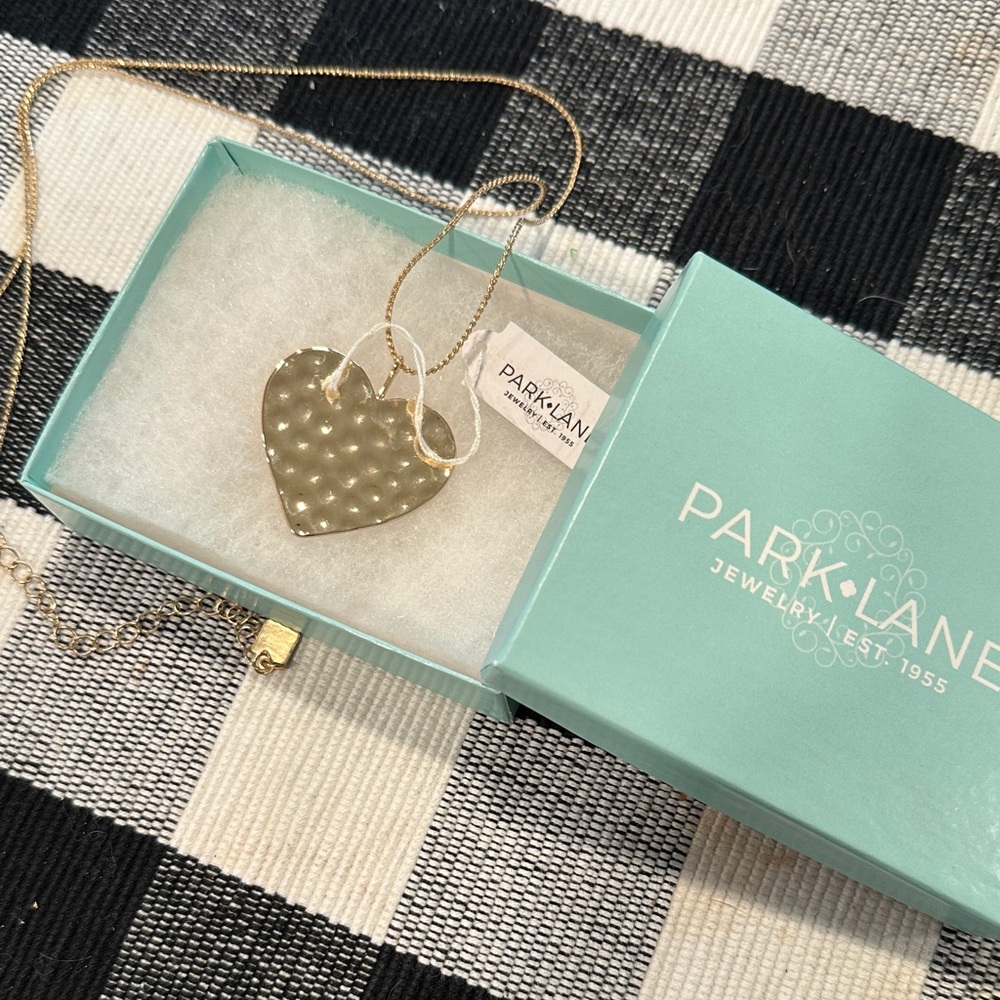 Park Lane Gold-Tone Heart Pendant Necklace
